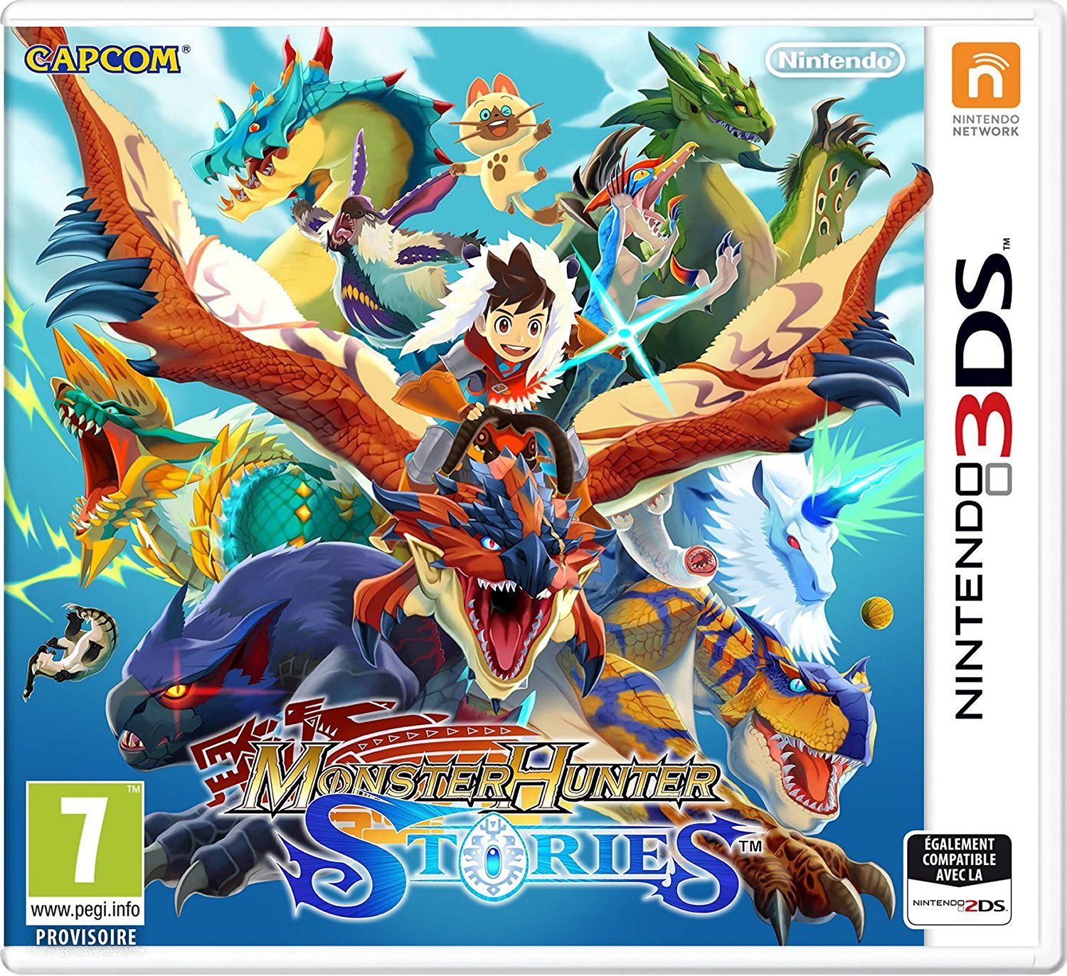 Monster Hunter Stories 3DS cover art